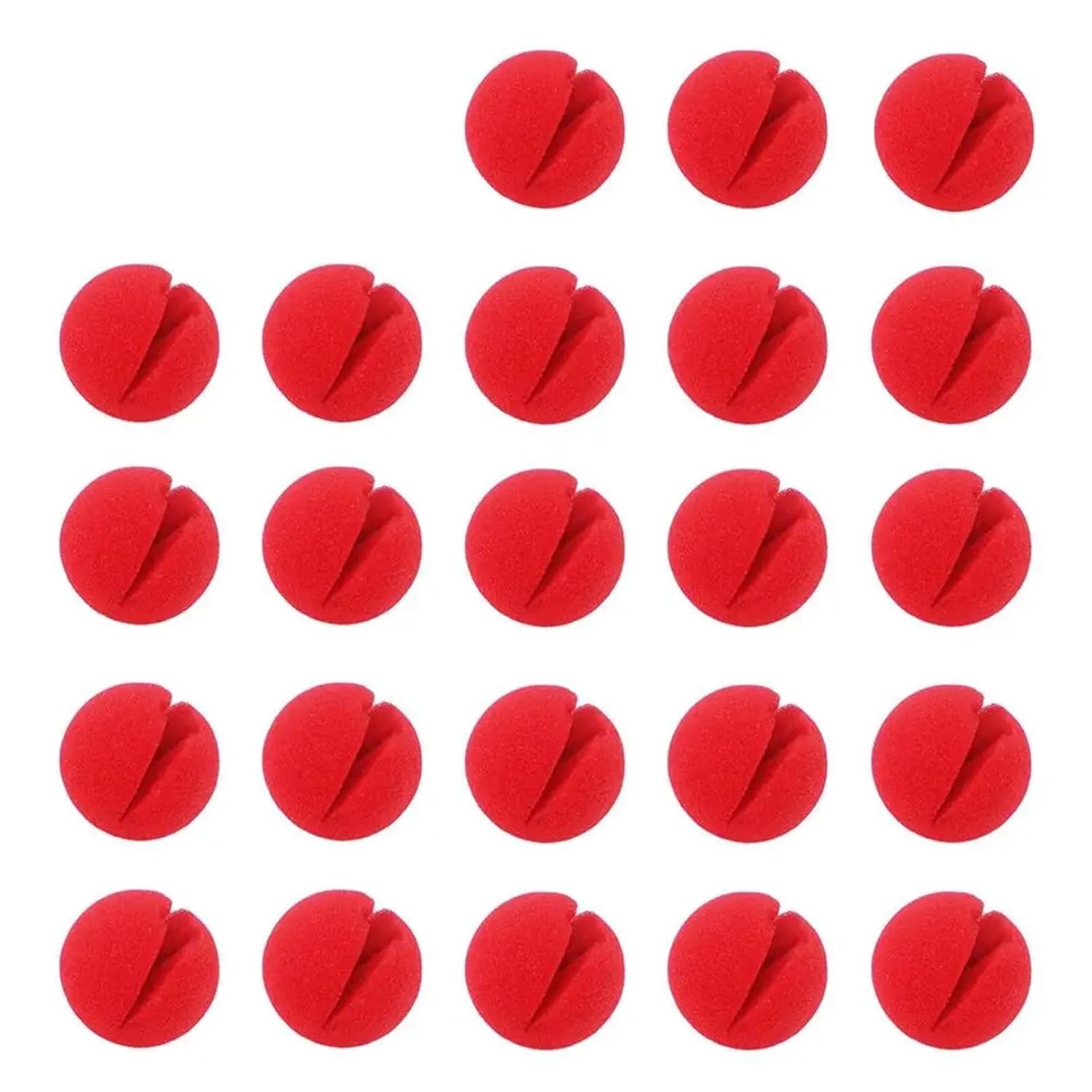Clown Nose Sponge 100/120pcs Clown Cosplay Noses - Red Sponge, Reusable Party Halloween Props(100pcs)