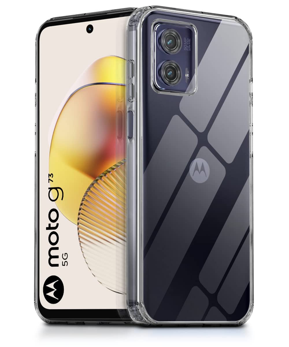 WOW IMAGINE Crystal Clear Transparent Back Case Cover for Motorola Moto G73 5G | Full Device & Camera Protection Shockproof TPU Silicone Back Cover Case – Transparent (B0BZP4GCCG) Amazon Price History, Amazon Price Tracker