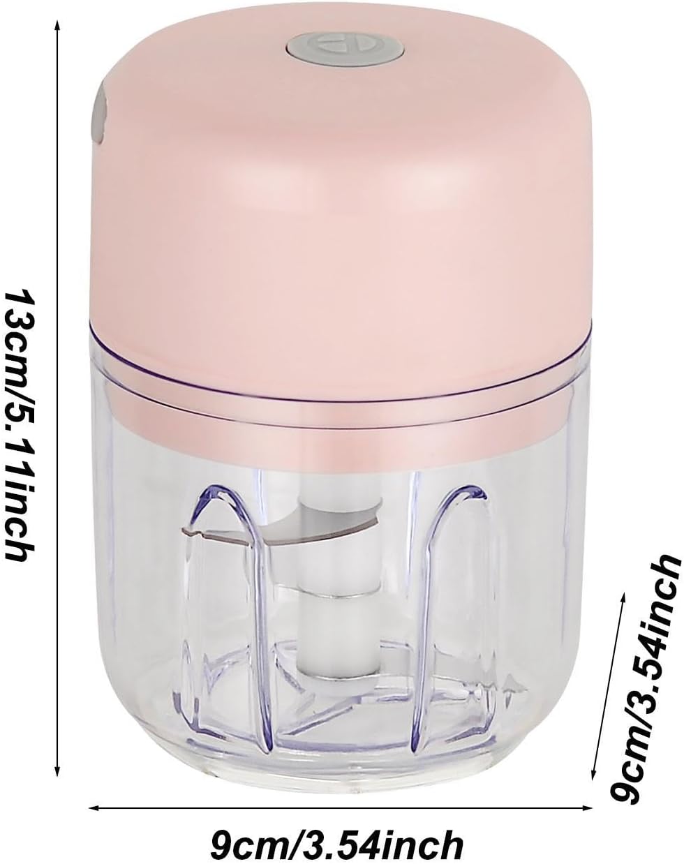 Food Chopper For Garlic | Electric Chopper Food Processor | Cordless Small Portable, 304 Stainless Steel With USB Rechargeable For Vegetable, Pepper