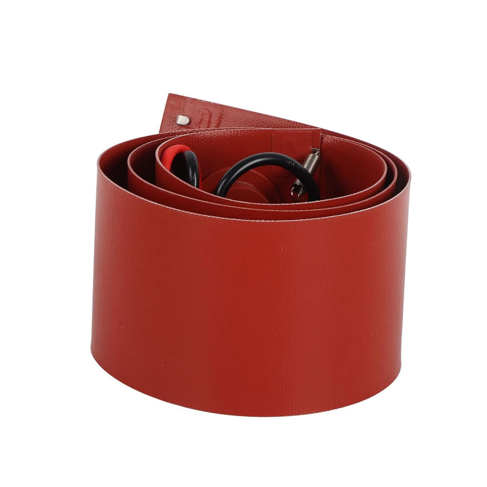 Calentador de Tambor de Metal Silicona 200L 1000W 30-150 ℃ 125 mm x 1740 mm Almohadilla térmica para Calentador de Barril, Calentador de Barril, Banda calefactora de Tambor