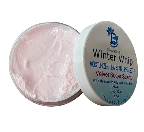 Miniatura 2 de Diva Stuff Crema corporal Velvet Sugar Scent Winter Whip, protege, cura e hidrata la piel seca de invierno, ideal para deportes al aire libre