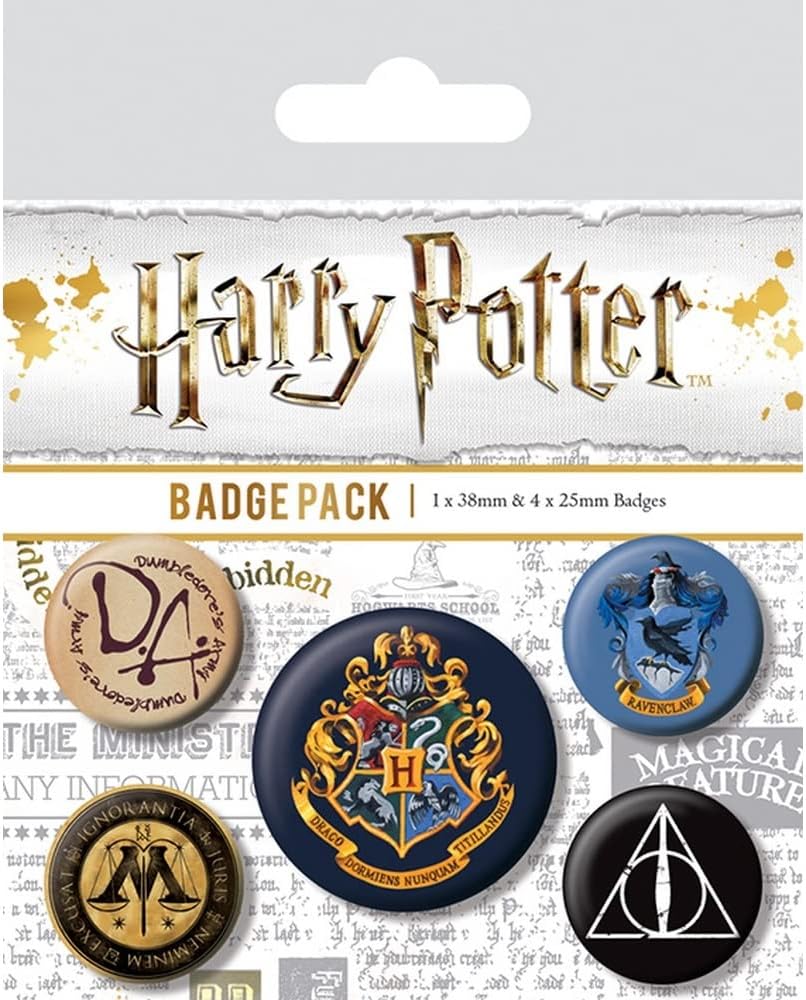 HARRY POTTER Pins, 5er-Set