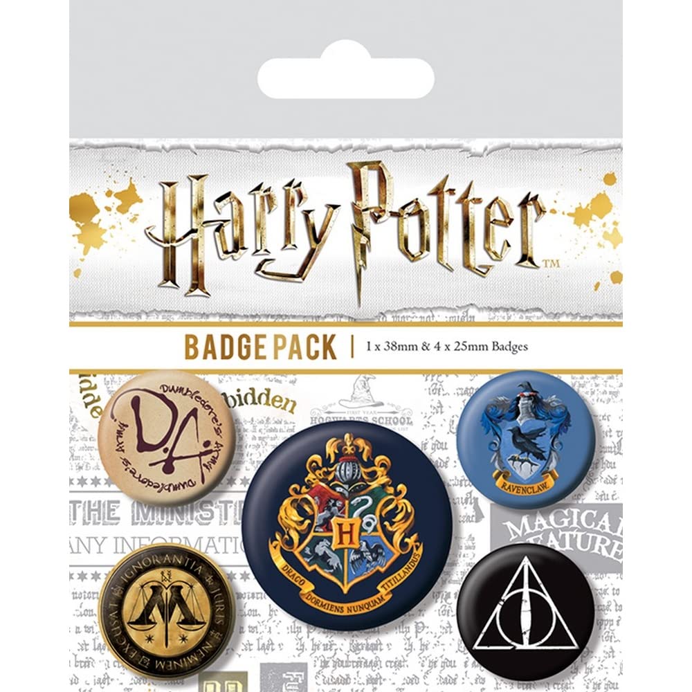 HARRY POTTER Pins, 5er-Set