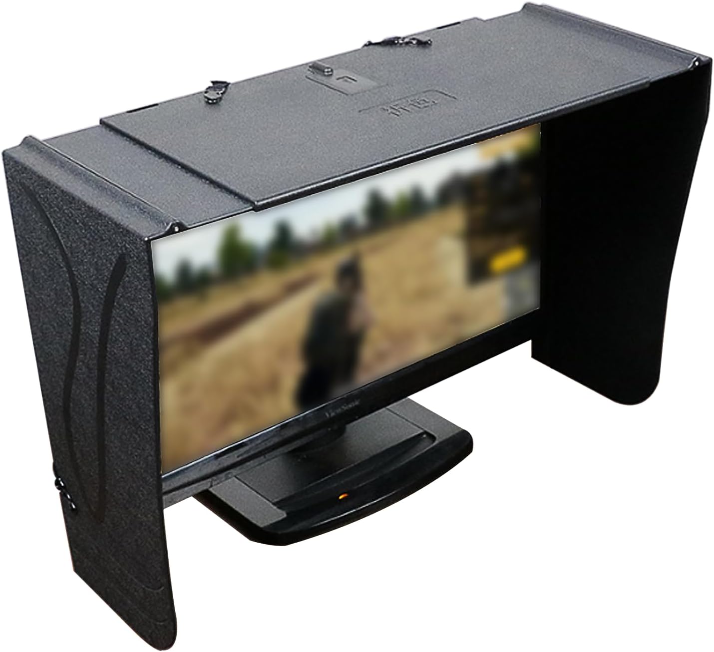 Foldable Monitor Hood for Desktop Computer, Adjustable Width 40-70cm, Used for Privacy Protection and Anti-Glare, Relieve Visual Fatigue