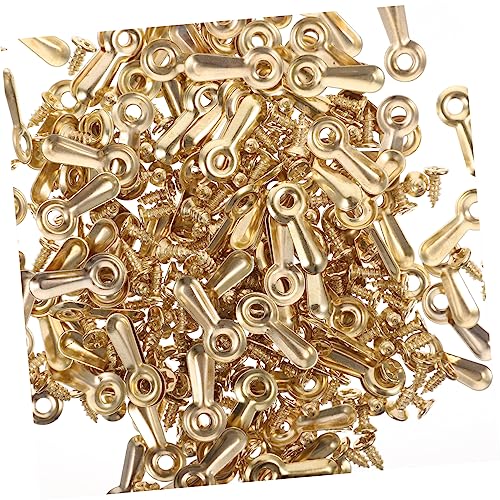 Image of 160pcs Turn Buttons for Picture Frames Photo Frame Hardware with Screws for Easy Installation and Removal Backing Clips for Hanging Photos and Artwork