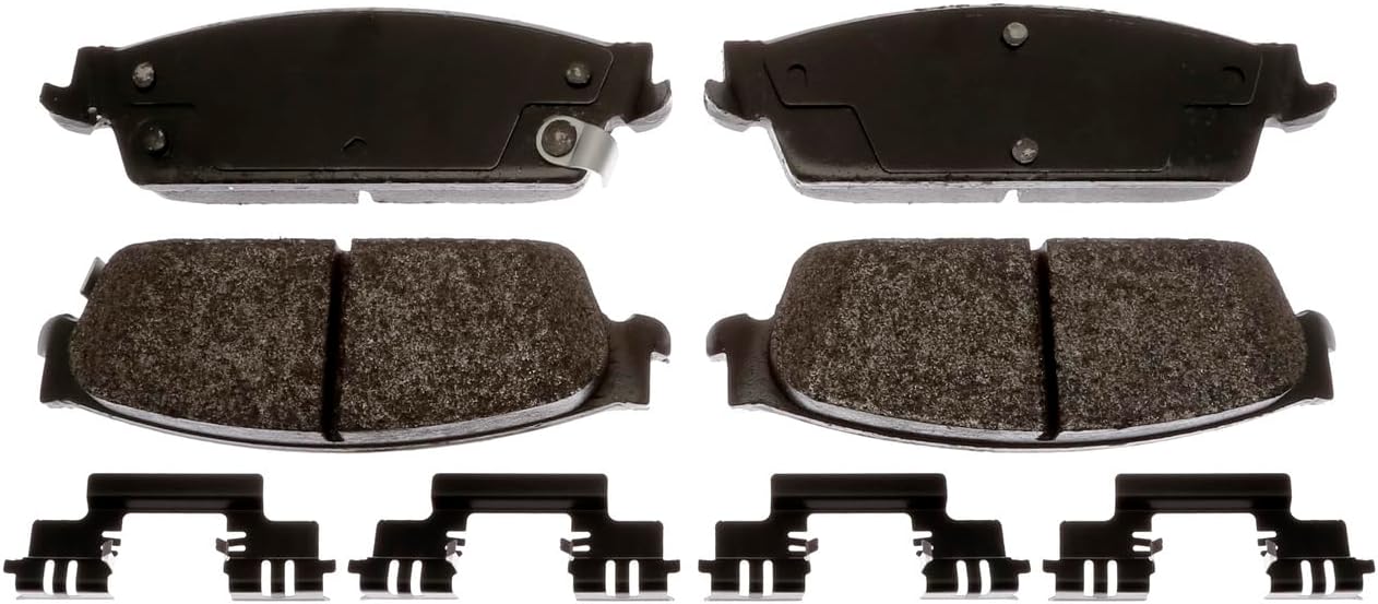 ACDelco Gold 17D1194MHPVF1 (19366008) Enhanced Performance Semi-Metallic Rear Disc Brake Pad Set (Police)