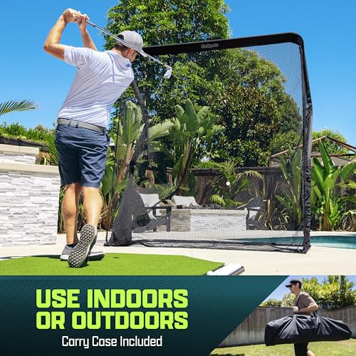 Image of GoSports Golf Net Elite - Steel Frame Practice Golf Hitting Nets