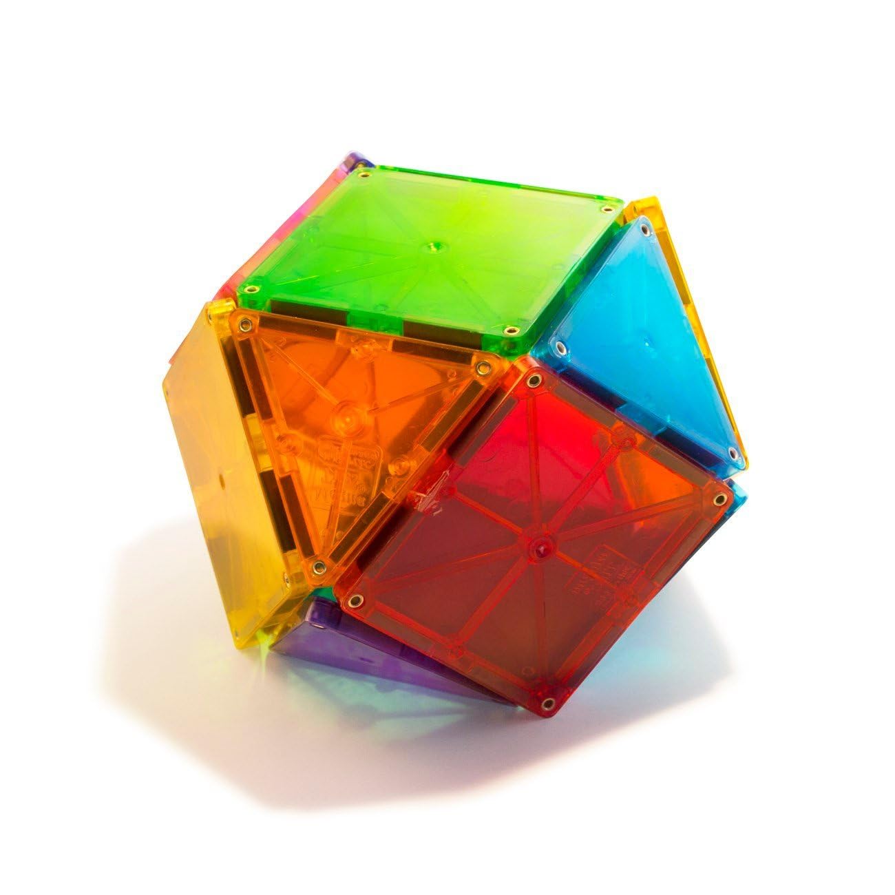 Valtech, mattoncini magnetici Magna-Tiles Clear Colors, confezione da 32 pezzi
