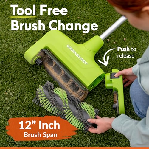 image for GreenSweep Reviver | Artificial Grass Electric Power Brush, Mains-Powe