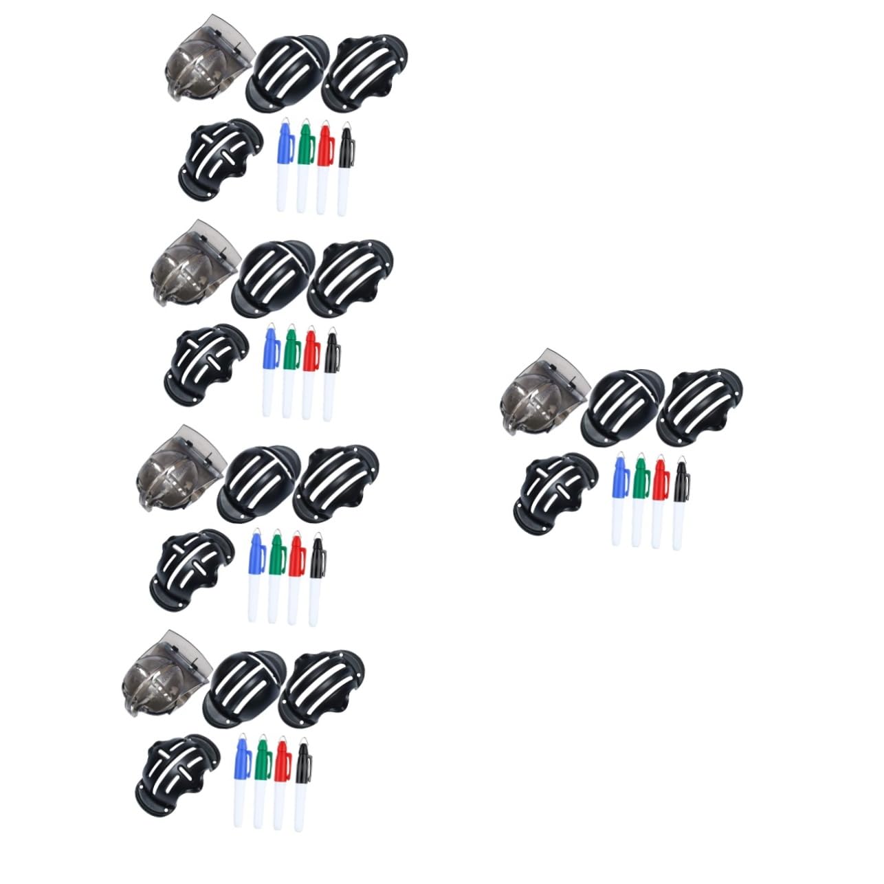 Abaodam Zeilenzeichnung Set Strichzeichnungsmarker Linienmarkierung Markierungsgolf Golfmarker Werkzeug Golf Liner Tool Golfball-Marker Golfzubehör Kit Stift malen Zufällige Farbe