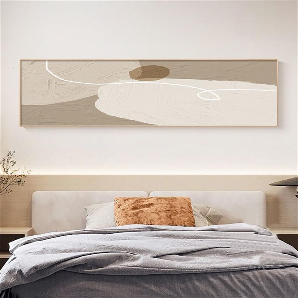 YNBJIL Bedhead bedroom decorative painting abstract mural master bedroom hanging painting(X-Large)