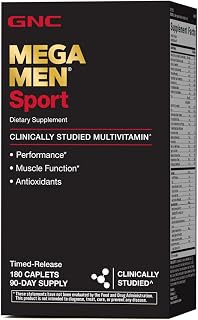 Mega Men Sport Multivitamínico 180 Caps GNC