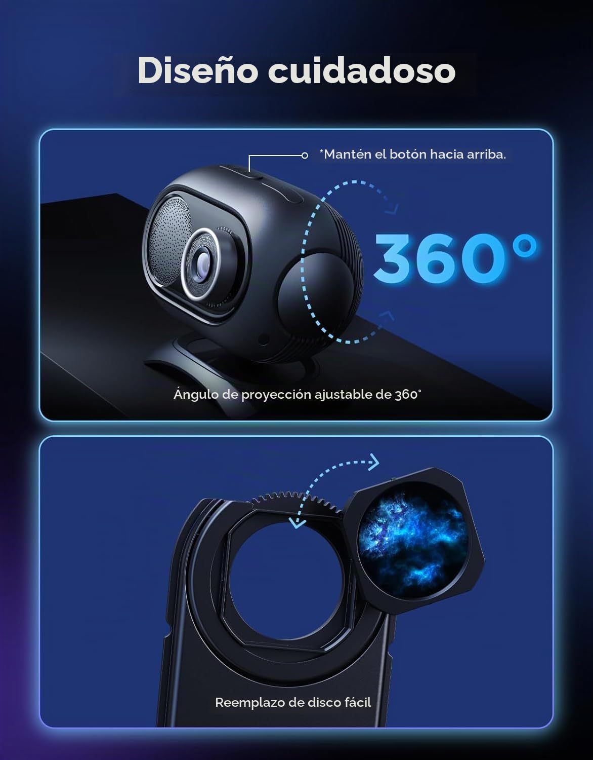 Govee Proyector de luz estrella Galaxia 2 Pro, lente HD de 4 megapíxeles, proyector planetario compatible con Matter, proyector de luz nocturna con más de 20 escenas predefinidas