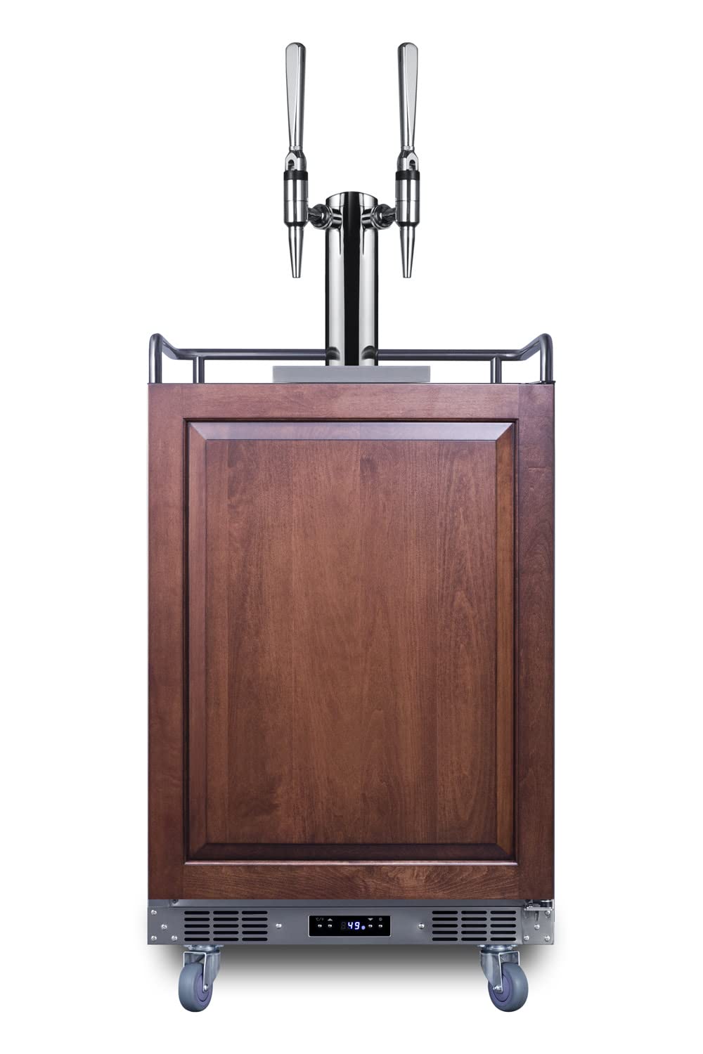 Summit Appliance Sbc682pnrncftwin Panel Ready 24" Wide Built-In Nitro Coffee Kegerator, Panel Not Included, 5.6 Cu.Ft. Interior, Dispenses Nitro Coffee, Dual Tap System, Weatherproof Design on Fridge.com - View 3