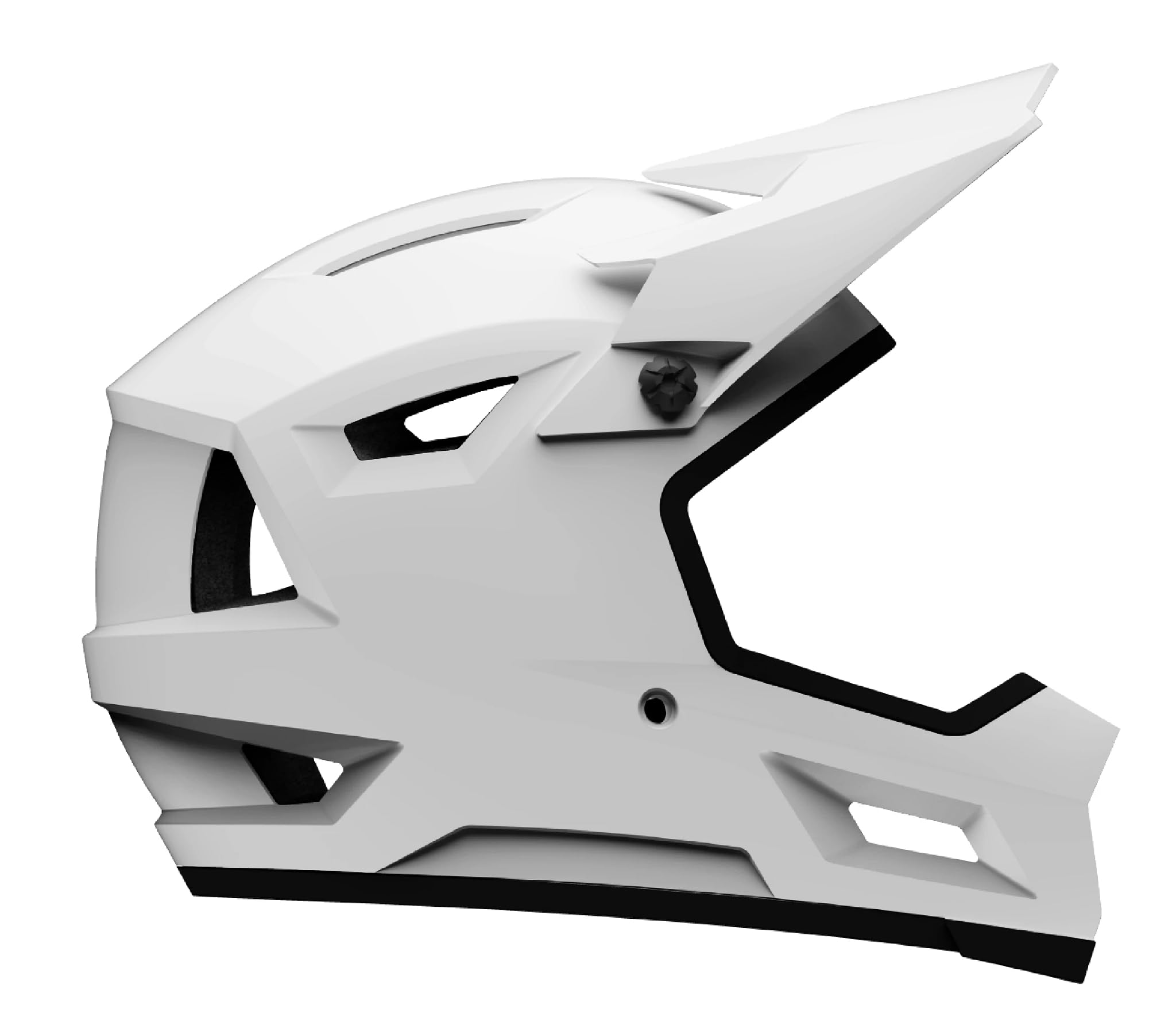 Bell Sanction 2 Matte Full-Face Helmet, White, Adult Unisex, 2XS, CE/CPSC, Mountain Bike