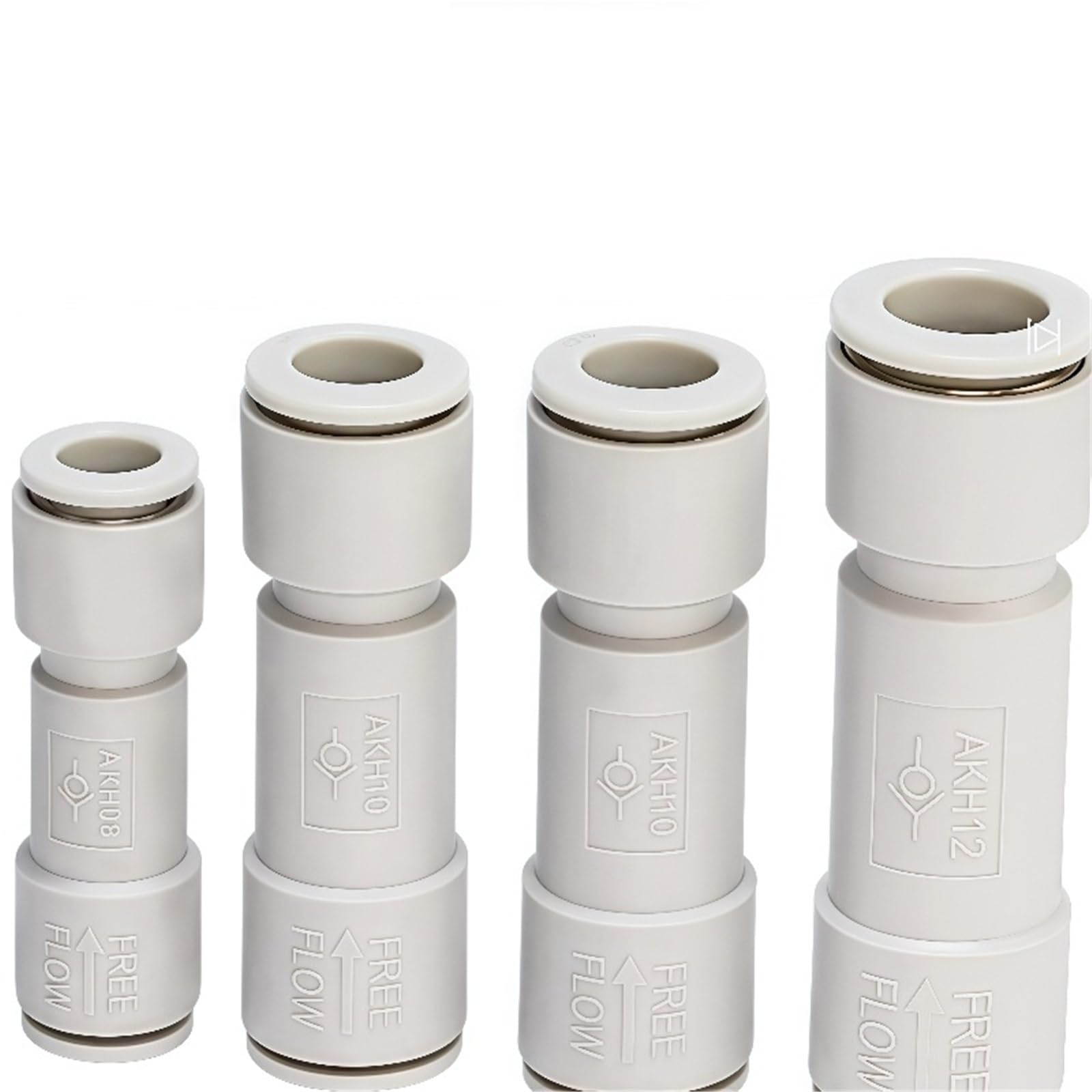 Válvula de retención de aire AKH08 soluciona el retorno neumático inverso en mangueras de 8mm