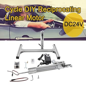 Linear Actuator 24V, Reciprocating Linear Actuator 1.2-6Adjustable, Linear Actuator Controller with Remote Control, Electric Piston