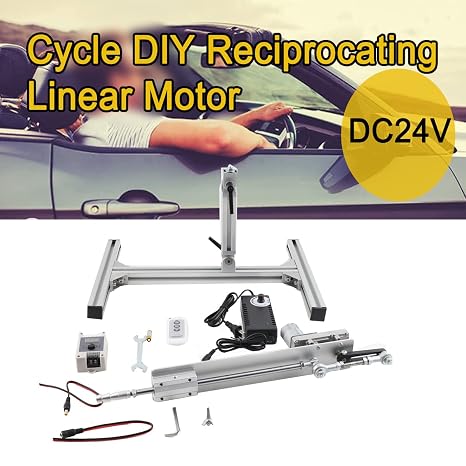 Linear Actuator 24V, Reciprocating Linear Actuator 1.2-6Adjustable, Linear Actuator Controller with Remote Control, Electric Piston
