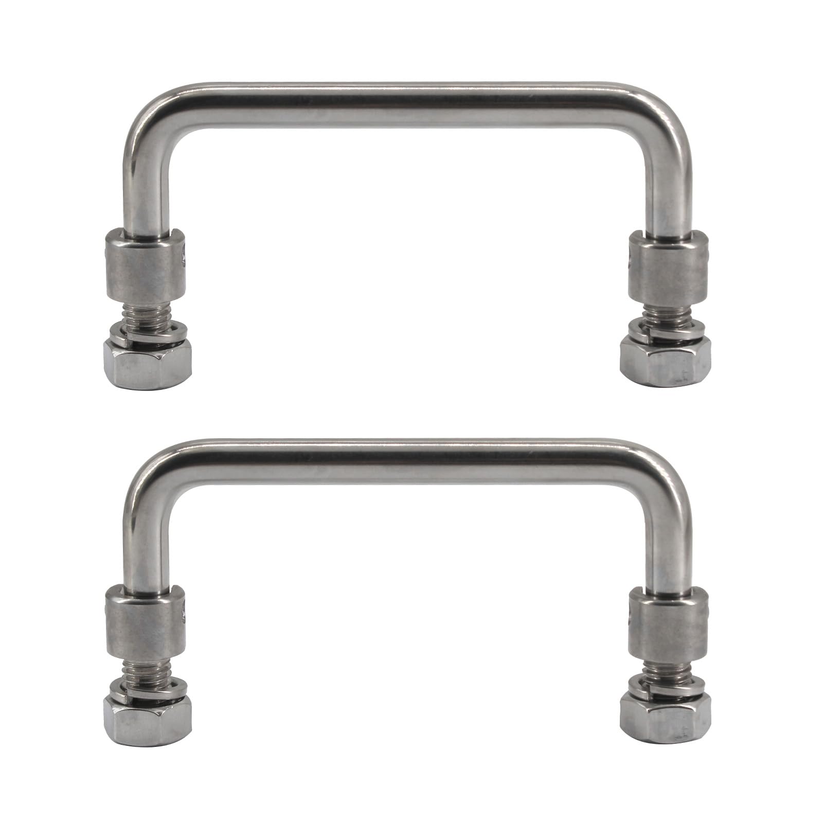 2 Stück Edelstahl Haken Mit Ring - 304 Edelstahl Decken- Und Wandhaken 8mm