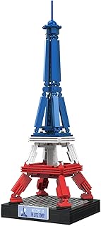 LULUFUN Building Blocks Set, World-Famous Architectural Building Model for Children and Adults Gift for Birthday,Christmas and New Years (Eiffel Tower)