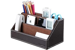 KINGFOM PU Leather Desk Organizer: Taming Your Workspace Chaos