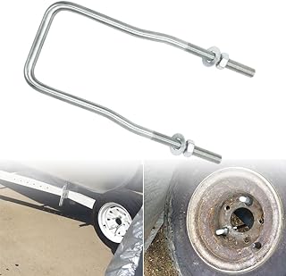 Trailer Spare Tire Mount Bracket U-Bolt Tire Carrier Holder Fit for Side Mount 4