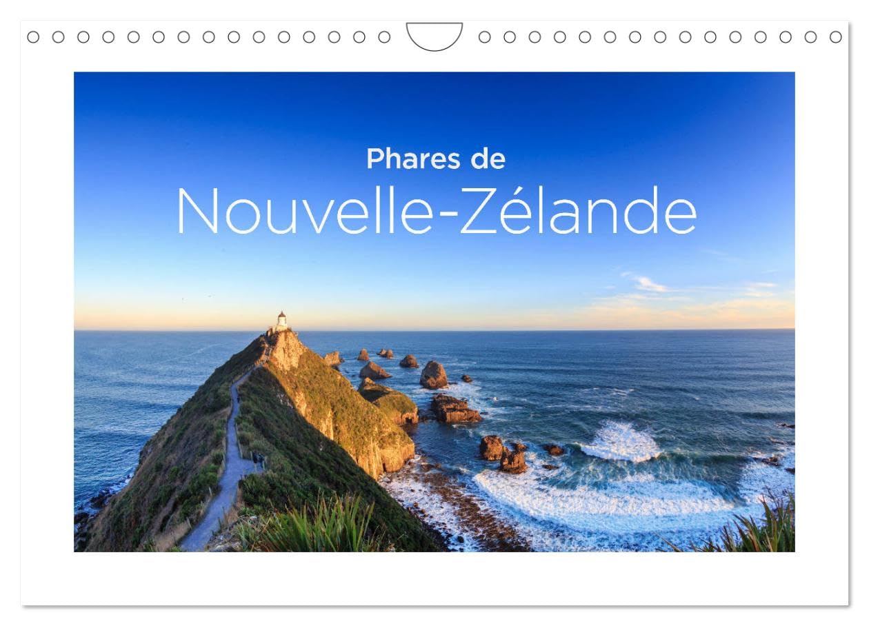 Phares de Nouvelle-Zélande (Calendrier mural 2026 DIN A4 vertical), CALVENDO calendrier mensuel: Les plus beaux phares de la côte néo-zélandaise.