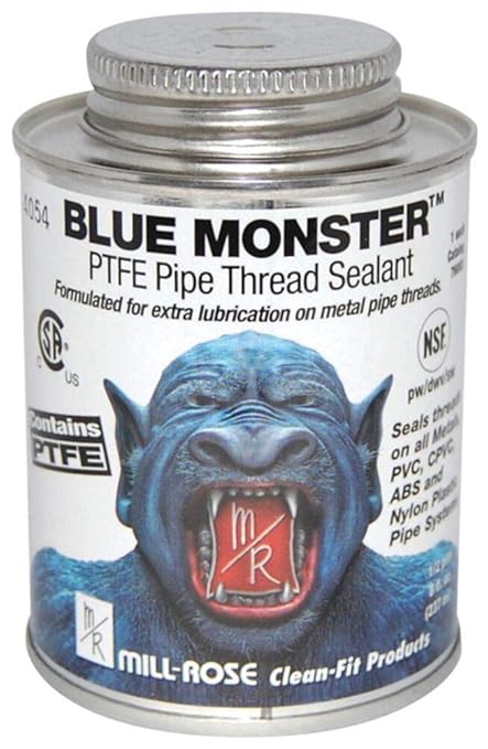 1 Pc of 76001 Blue Monster Pipe Thread Sealant, 4 Oz