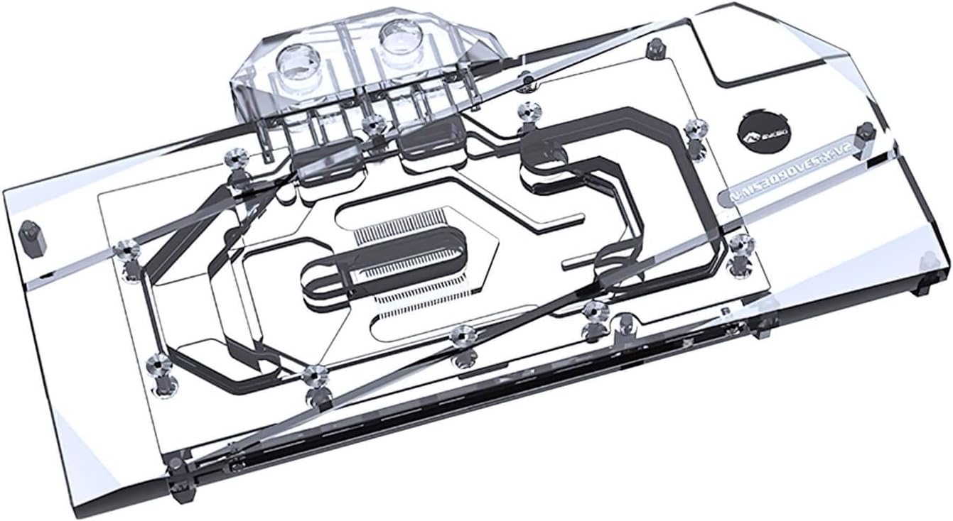 Bykski Full Coverage GPU Water Block and Backplate for MSI RTX 3090 Ventus (N-MS3090VES-X-V2)