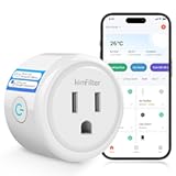 WiFi Smart Plug&comma; Wireless Plugs Outlet Compatible with Alexa & Google Voice Assistant&comma; App Controlled Outlet with Timer Function&comma; 2&period;4GHz Only Wi-Fi Smart Socket&comma; Smart Plug Timer for Home