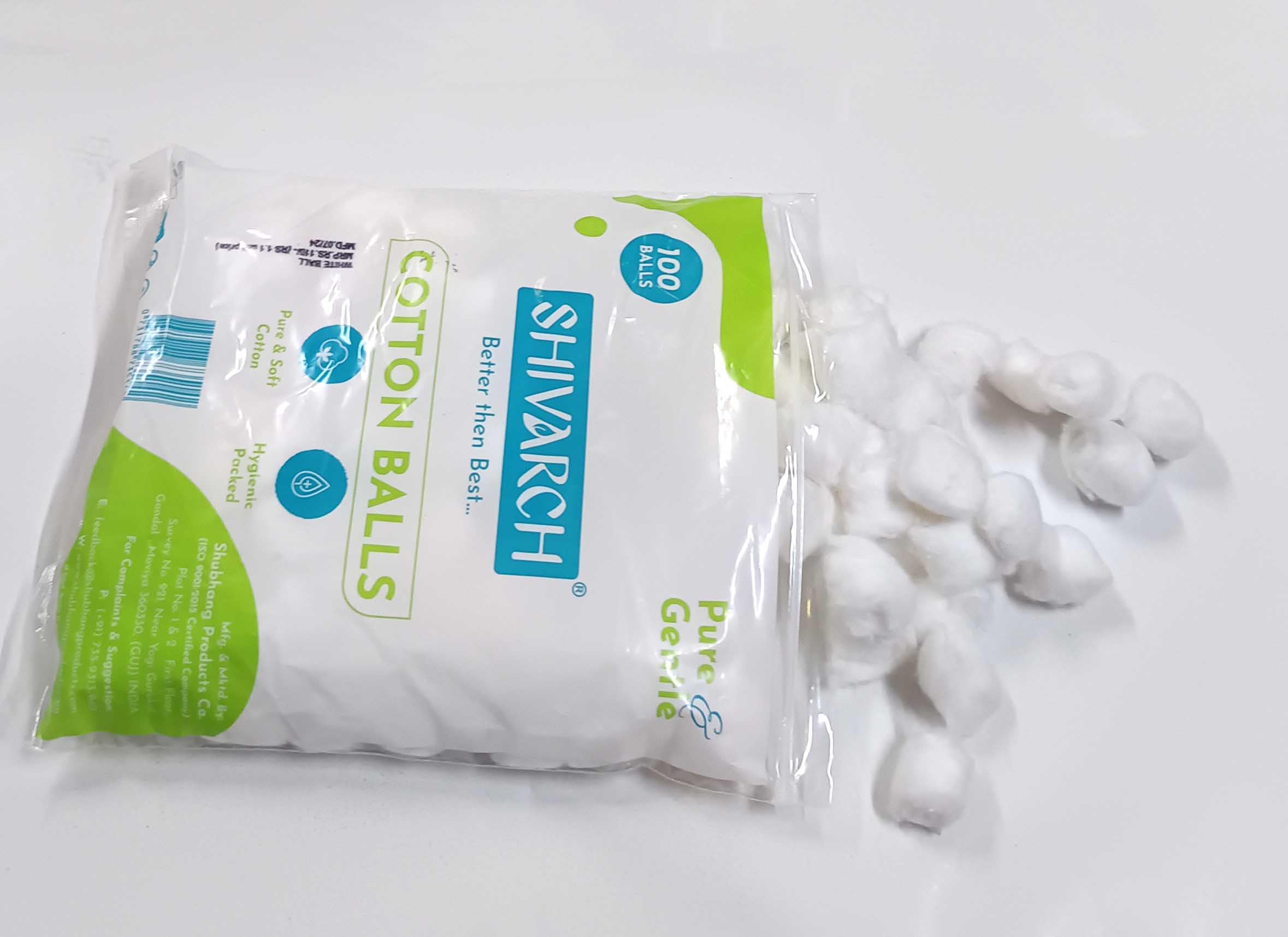 Pure White Bleached Cotton Balls, Packaging (100 Balls)-image-22
