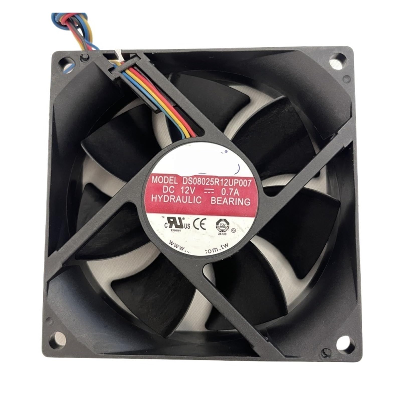 UITGVDQAT DS08025R12UP007 12V 0. 7A 8025 8CM 4-pin cooling fan