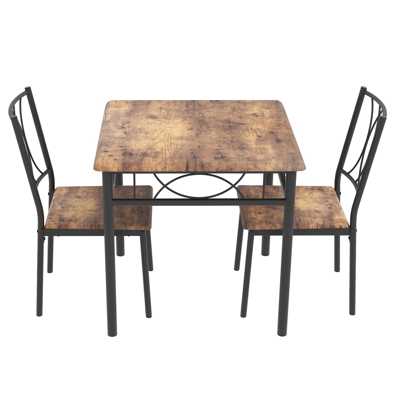 Mesa de comedor doble C para cenas familiares en pisos pequeños modernos