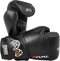 Vista 1 de RIVAL Boxing RB50 Intelli-Shock Guantes Compactos para Saco de Boxeo, Cierre de Velcro - Forro Interior Suave, Acolchado de Espuma Multicapa