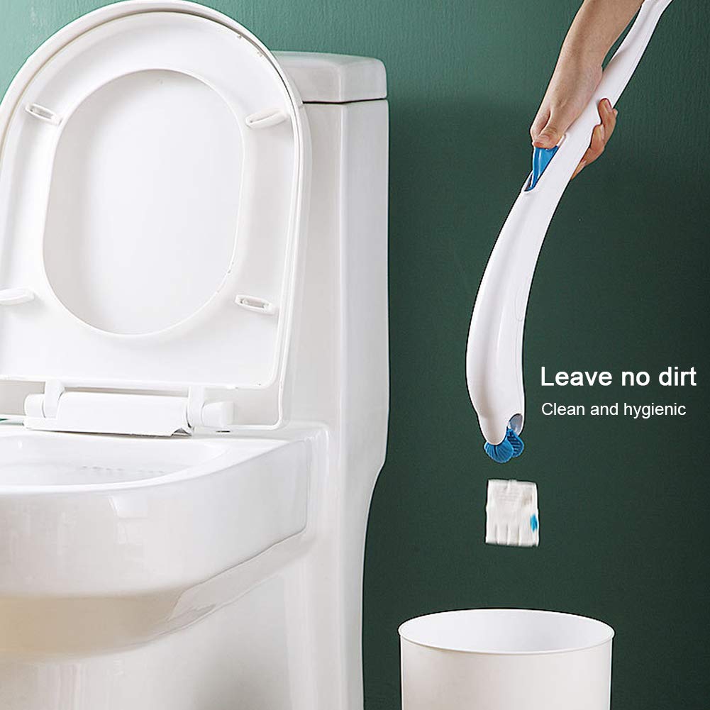 Produktbild von Einweg Toilettenbürste Mit 40 Nachfüllungen Für WC Waschbecken