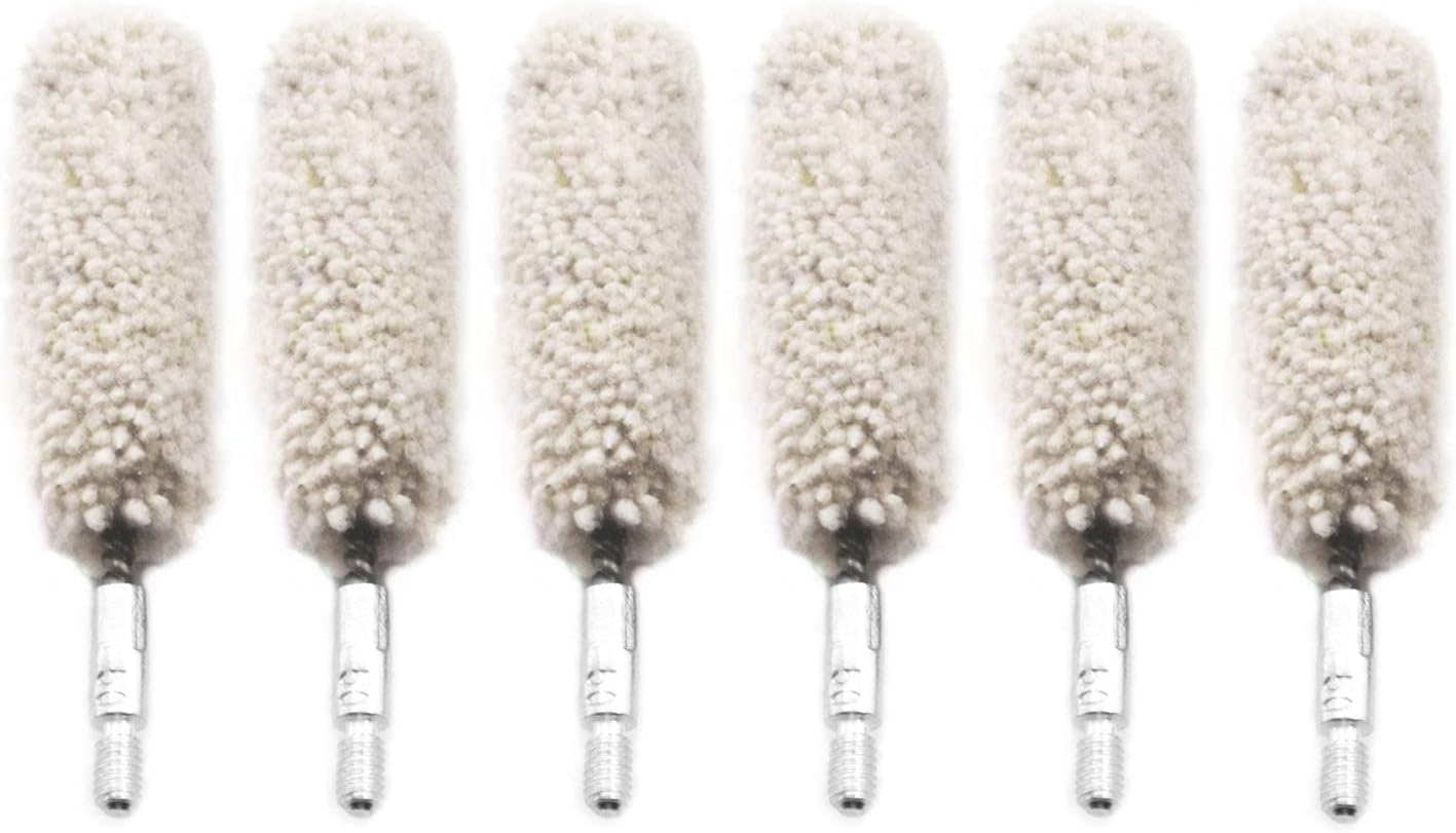 10 Pack Gun Cleaning Bore Cotton Mops Brushes 8-32 5-16 or 5-40 Threaded (.50 Caliber)