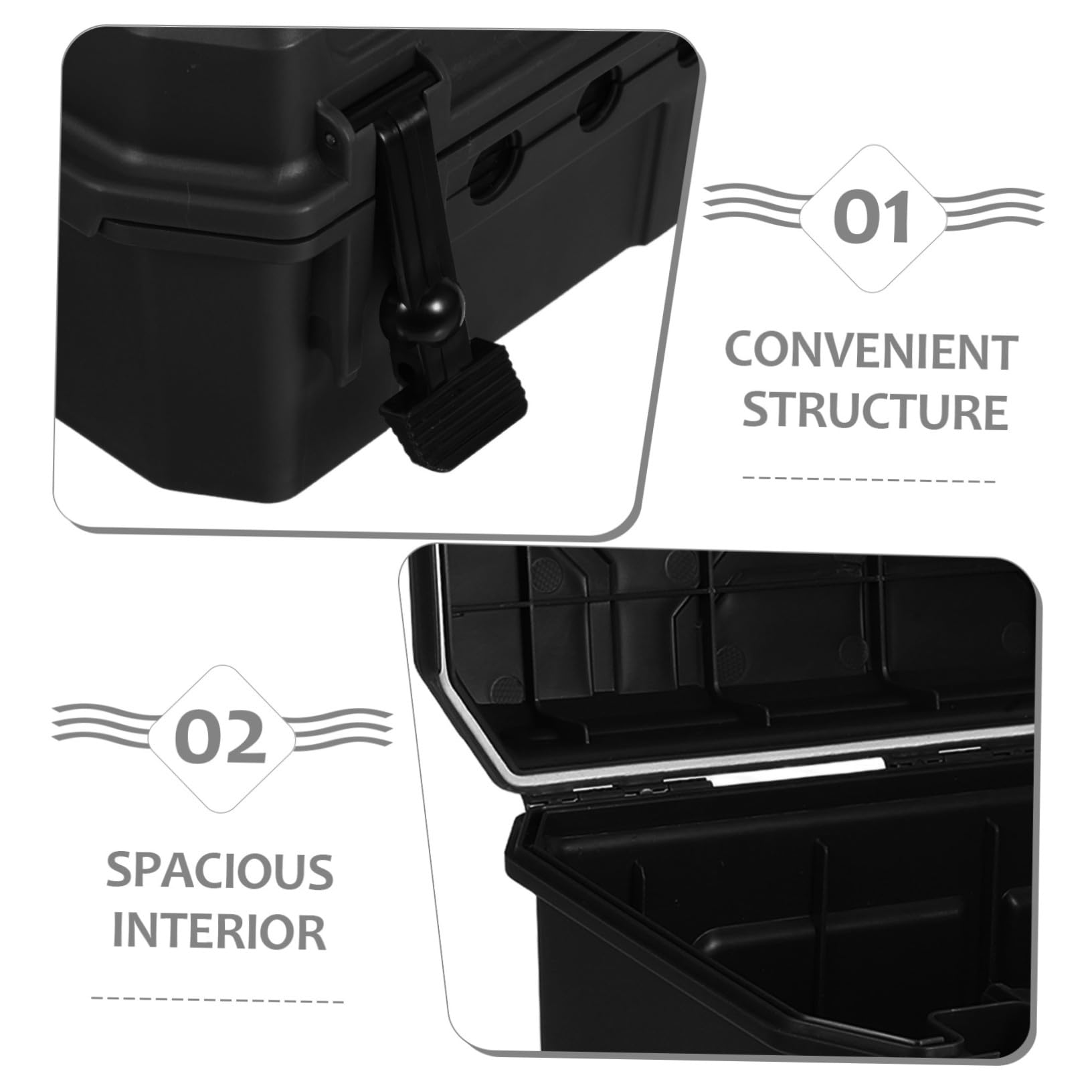 Scatola Stagna Elettrica per Esterni con Coperchio Resistente alle Intemperie Capiente per Prolunghe e Prese Adatta per Giardino Illuminazione Esterna e Attrezzature da Esterno