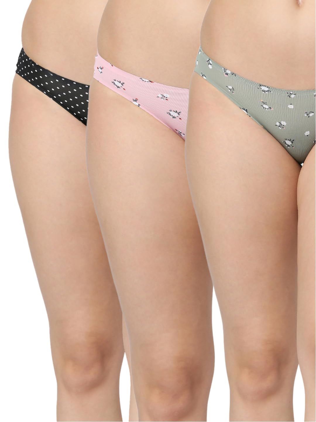 Red Rose Seamless Bikini Panties for Women | Size M to 2XL Multicolor-image-18