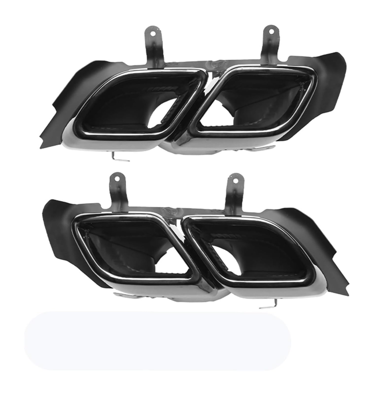 Per Cadillac Per CT5 2020 2021 2022 Nero In Acciaio Inox Auto Ricambio Coda Uscita Aria Vent Tubo Scarico Punta Terminale Scarico