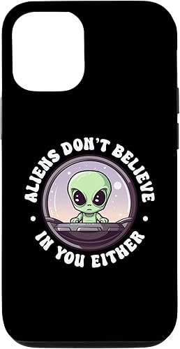 Miniatura 4 de iPhone 11 Pro Max Funny Alien Aliens Don't Believe In You Either Case