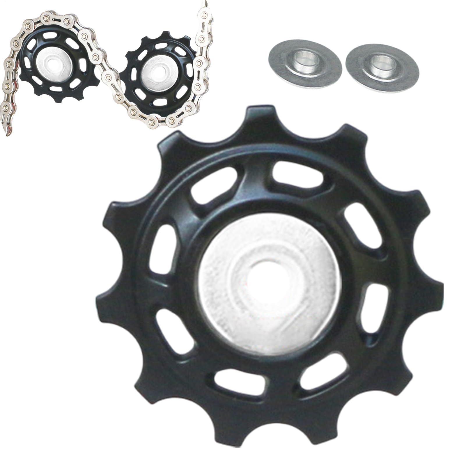 Rennrad Schaltwerkrolle, Führungsrolle Hinterrad Schaltrolle, Fahrradzubehör Schnellspannende Führungsrolle für Anfänger Reparatur Straßen Touring