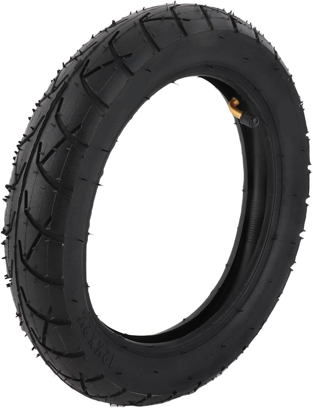 Electric Bike Tire, Shock Absorbing Rubber with Angled Valve Stem,Inner Tube Set for City Commuting, Long Distance Travel, Mountain Trails, Daily Use