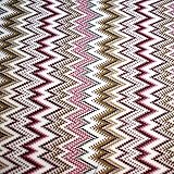 Tela por metros, estampada de poliéster y viscosa, 140 cm de ancho.
