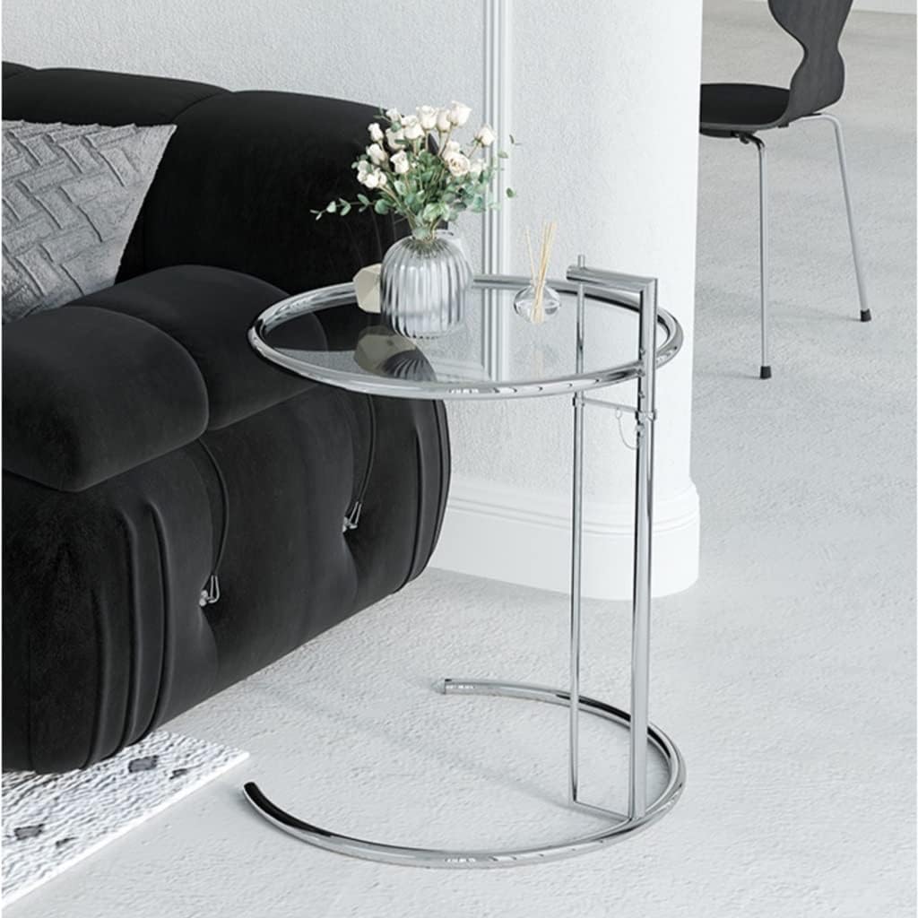 DHK33 リプロダクト品 アイリーングレイ アジャスタブルテーブル ガラス