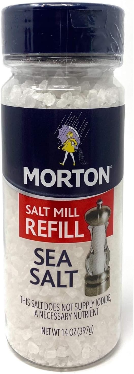 Morton Extra Coarse Sea Salt Grinder Refill, Amazon.ca Grocery