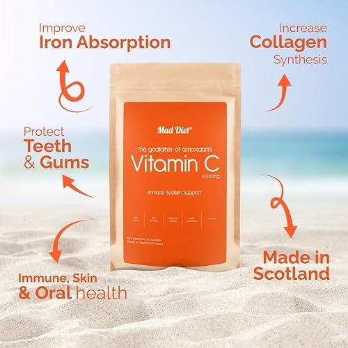 Mad Diet Scottish Vitamin C | Zero Additives | Practitioner Quality | Locally Sourced | 1000mg Capsules | 2 Month Supply | Trusted UK Brand | Immune Support | Suitable for Vegans and Vegetarians - Image 5