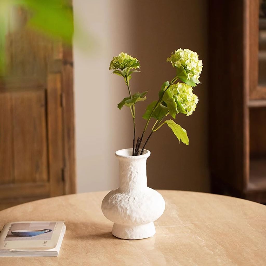 Blumenvase Einfaches Zen-Blumenarrangement, Trockenblumen, Blumengefäß Aus Keramik, Vasen-Ornamente for Die Arbeitsplatte Im Wohnzimmer Wohndeko