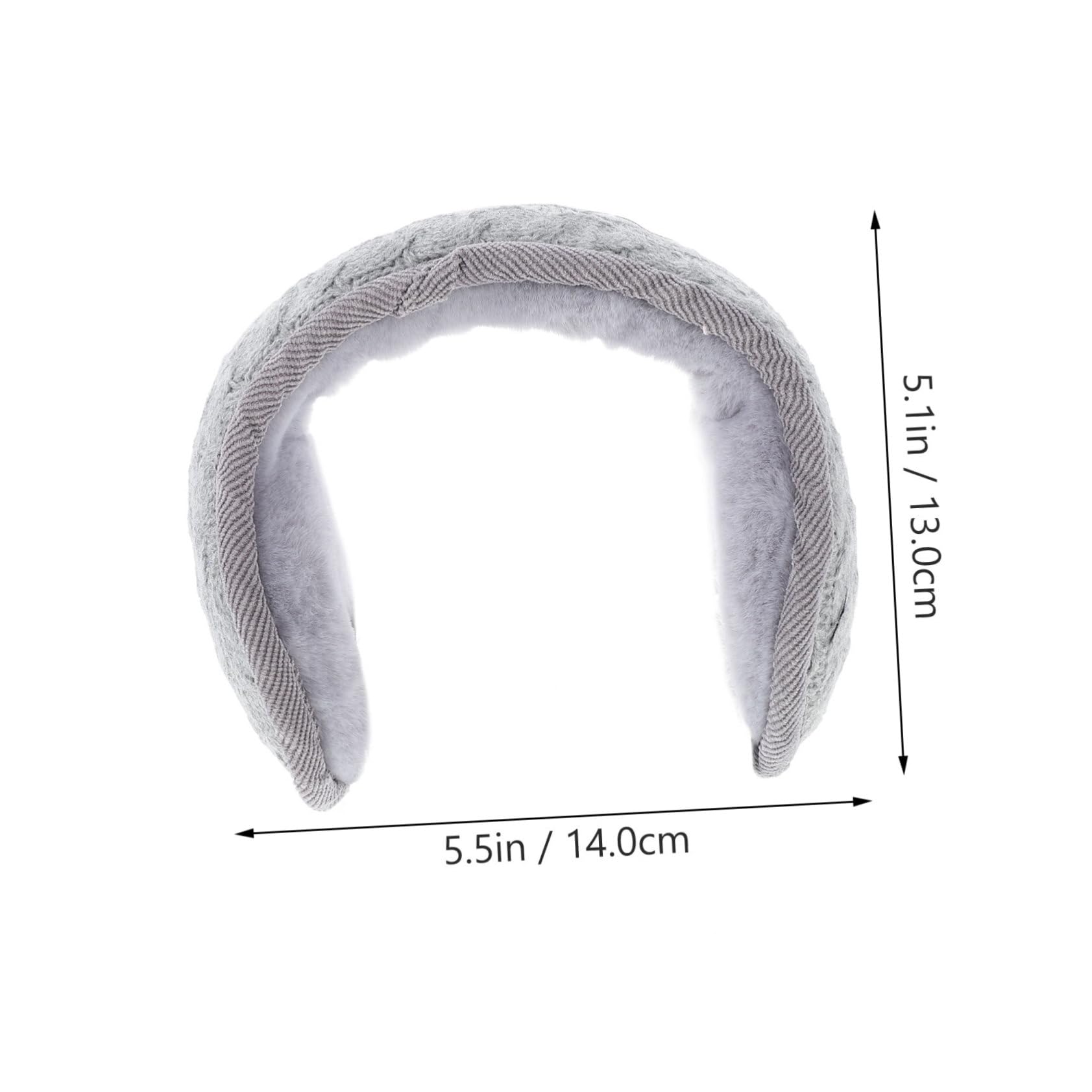 WRITWAA Earmuffs for Winter Sleep Knitted Cotton Ear Warmer Handmade Ear Covers Unisex Simple Design Comfortable for Ages