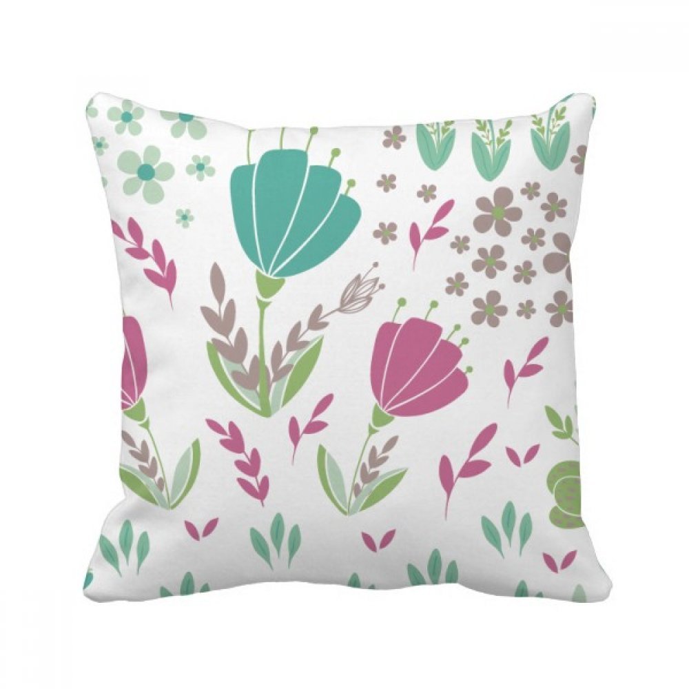 Coussin peinture fleur multicolore 40x40cm idée cadeau maison