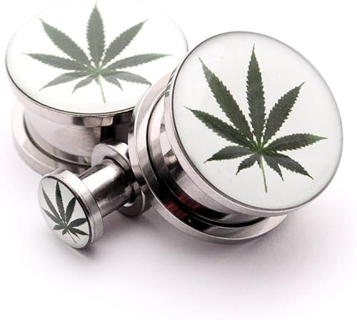 Tapones de rosca Tapones para fotos de hojas de maceta Se venden como un par